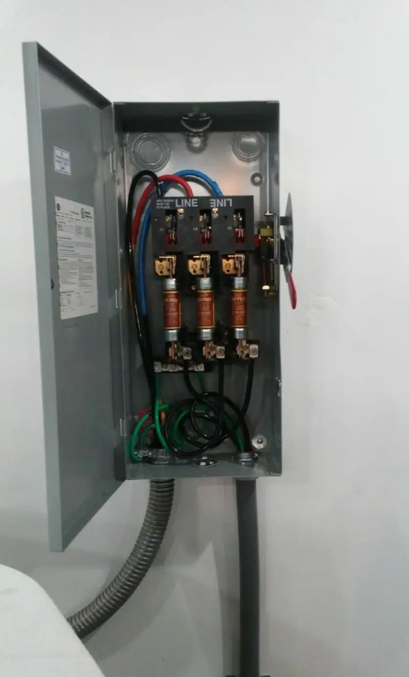 Three-phase disconnect switch installed for Electrical Wiring & Rewiring in Columbia Falls